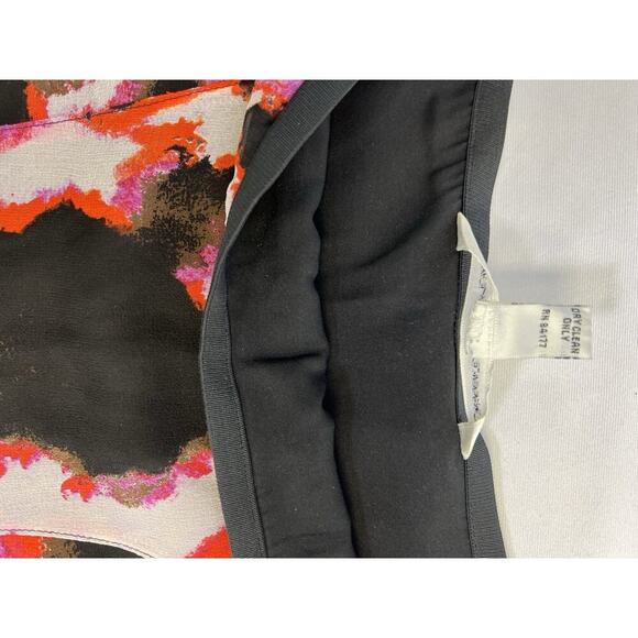 VTG Y2K Diane Von Furstenberg Silk Midi Skirt Abstract Size 2 - Picture 12 of 12